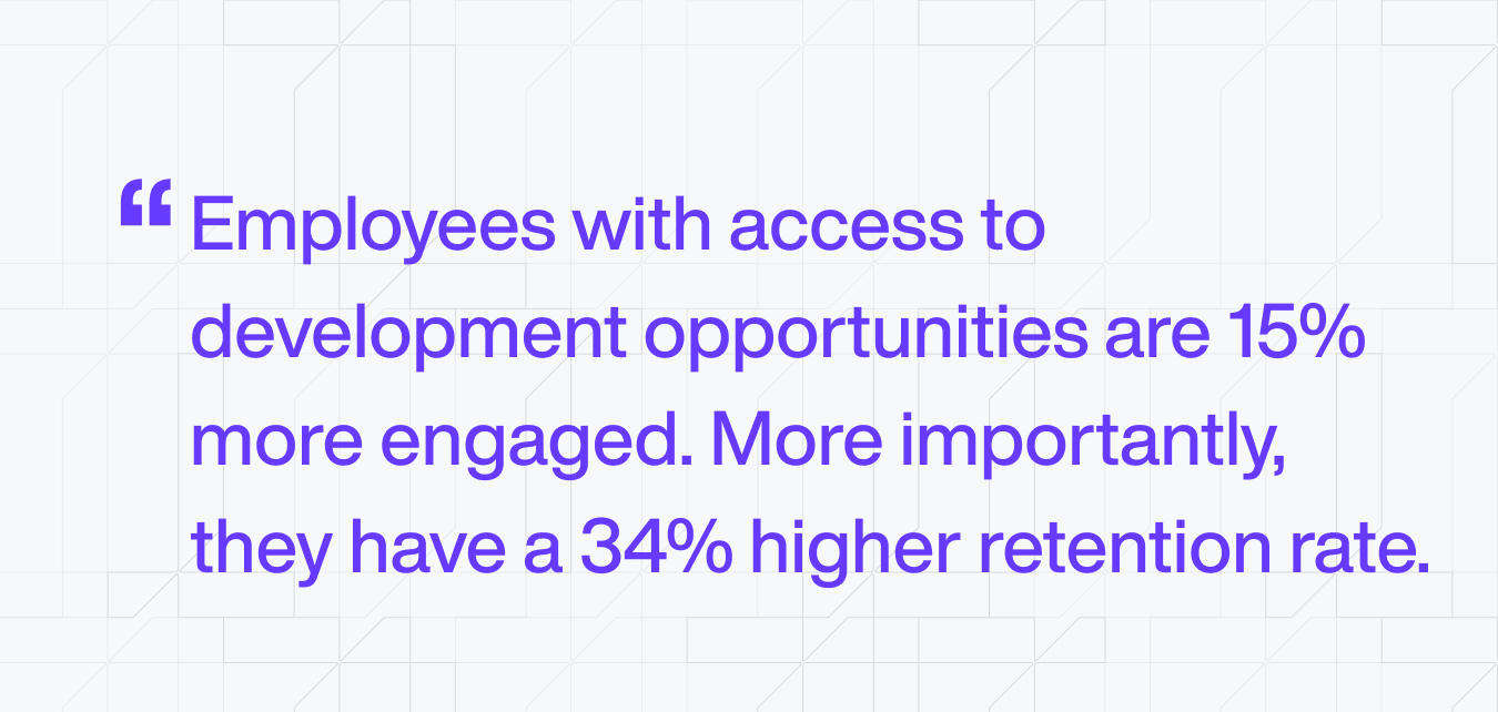 A quote about employee retention rate
